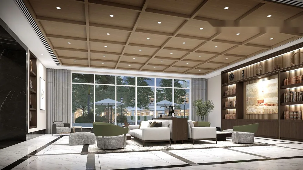 Library Lounge, artist's rendering