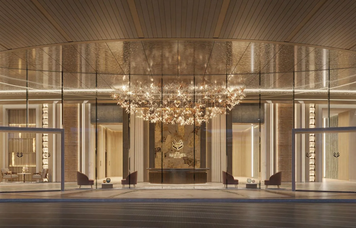 Shang Bauhinia Residences main entrance — artist's rendering